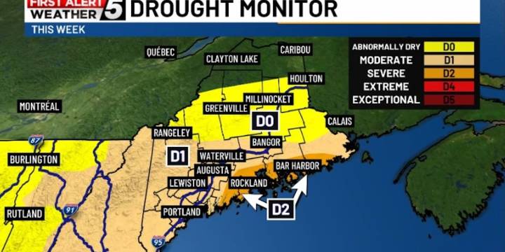 Drought conditions in Maine continue to worsen
