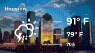 Pronóstico del tiempo en Houston para este martes 19 de agosto