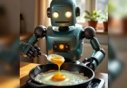 Robot aprende a voltear un huevo viendo un video
