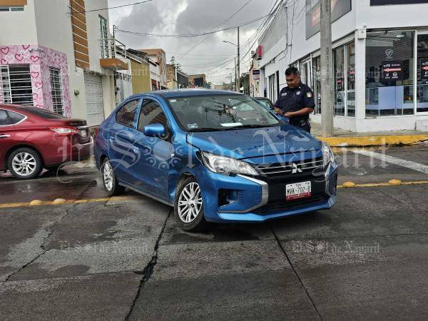 Nuevo corte de circulación deja a 3 menores heridas en la zona centro de Tepic