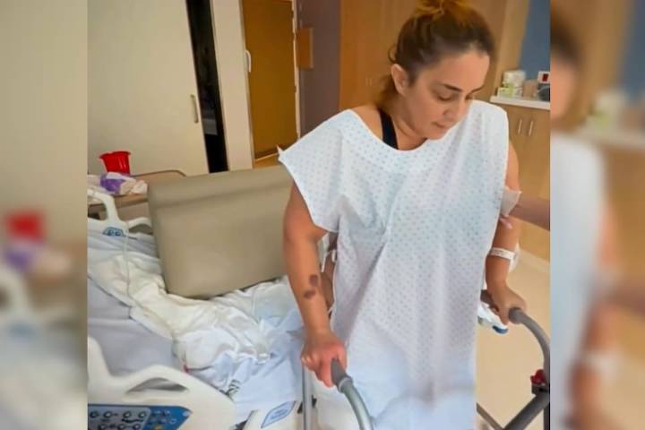 Dos meses en cama. María Julia Oliván volvió a caminar luego del accidente doméstico que sufrió y compartió un emotivo video