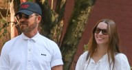 Justin Theroux & Wife Nicole Brydon Bloom Spotted On Rare Outing With Rescue Pup Kuma | Celebrity Pets, Justin Theroux, Nicole Brydon Bloom