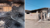 Arde en llamas la “casa de la perdición” de East Las Vegas, señalada por vecinos como guarida de maleantes