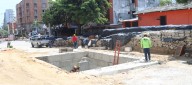 Canalización del arroyo de la calle 85 avanza con varios frentes de obra activos