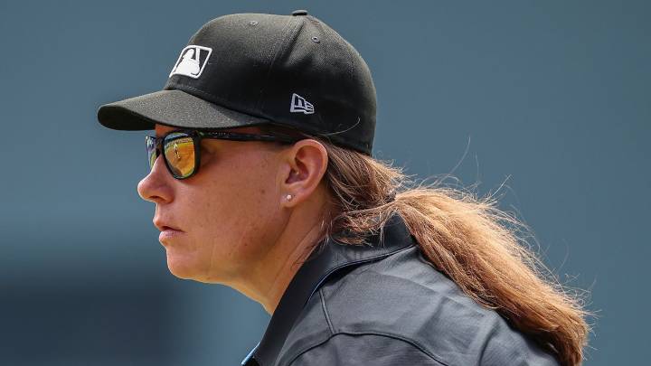 Jen Pawol breaks MLB's gender barrier as the first female umpire to work a regular