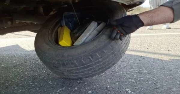 Salieron de Salta con el auto repleto de droga y los frenaron en San Juan