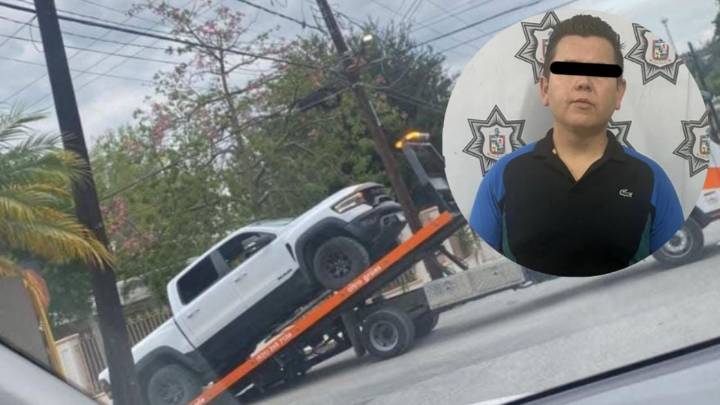 Se le apareció la grúa: Sorprenden a joven haciendo ‘ceros’ con su camioneta en Allende