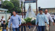 Réplica de la Virgen del Valle visita sede estadal del Ministerio de Obras Públicas