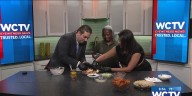 Cherry Rankin demonstrates how to make a touchdown-worthy Refried Beans Taco Dip