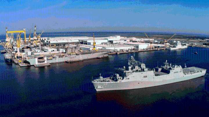 At least one person injured in shooting at Ingalls Shipbuilding: report