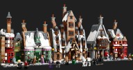 The new Lego Harry Potter set is a very Christmassy looking Hogsmeade