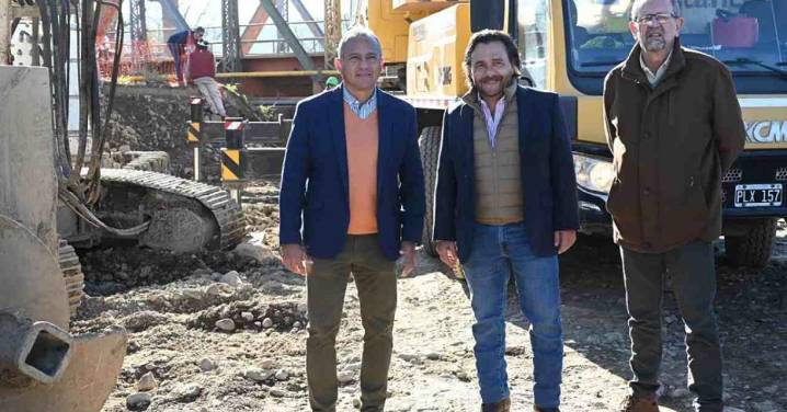 Salta: Inició la construcción del primer puente sobre el río Vaqueros