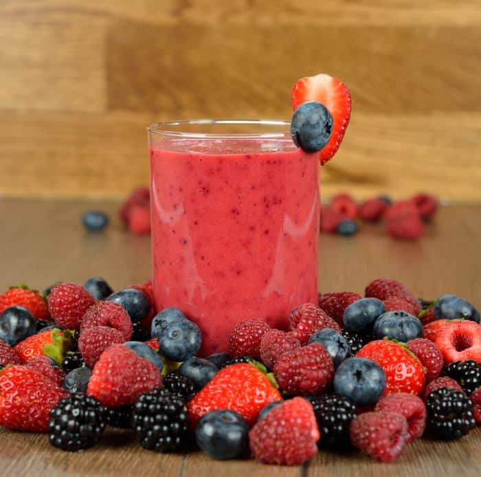 Beneficios de los jugos de frutos rojos