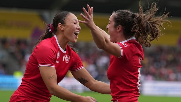 Canada crushes Wales 42-0, advances to quarterfinals at Women's Rugby World Cup