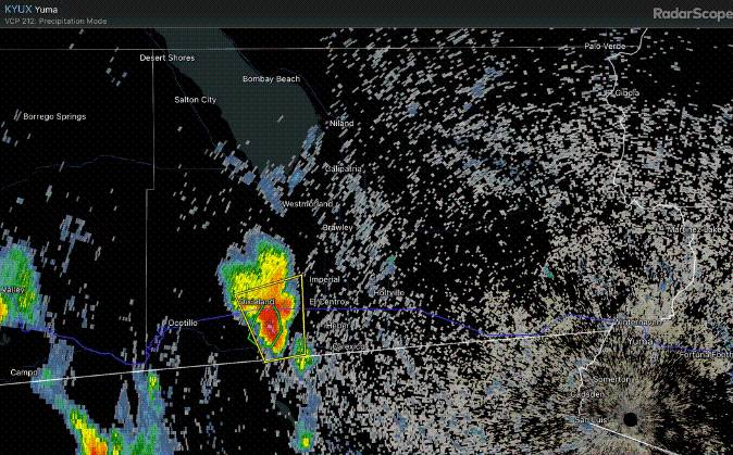 Flash Flood Warning issued in Imperial County amid severe storms