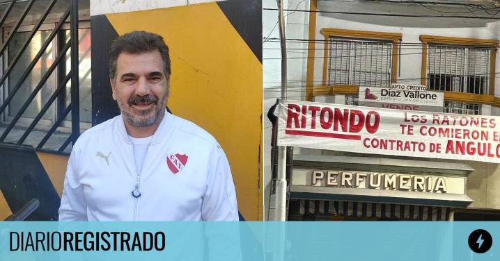 Cristian Ritondo, apuntado en Independiente: pasacalles en su contra piden que renuncie