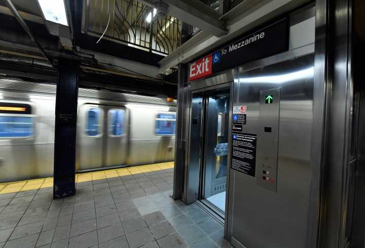 MTA opens three new modernized elevators at the Queens Plaza subway station in Long Island City