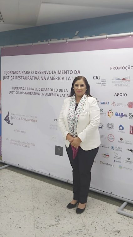 Participa Investigadora de la Facultad De Derecho de la UAQ en la Segunda Jornada para el Desarrollo de la Justicia Restaurativa, en Florianópolis Brasil.