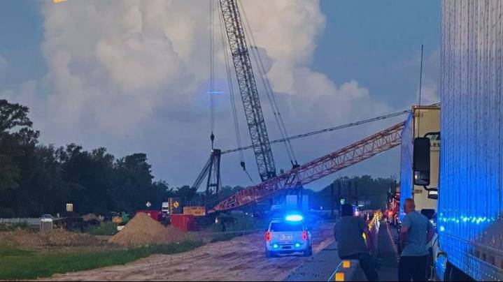 State Police: Hijacked crane triggered multiple crashes on I