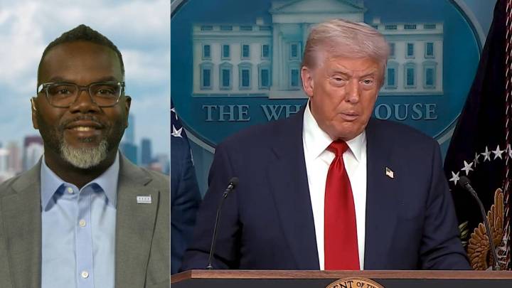 Chicago Mayor Brandon Johnson to Trump: “We’re Not Going to Cower or Bend”