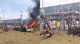 Explosión en la base aérea Marco Fidel Suarez!