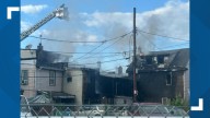 Road closed in Scranton after fire