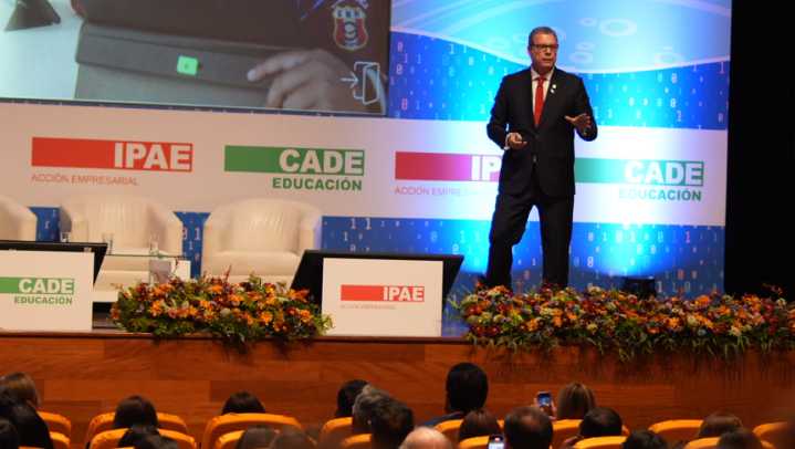 CADE Educación: Ministro Morgan Quero anunció que su gestión impulsa la educación integral y la inversión en infraestructura educativa [VIDEO]