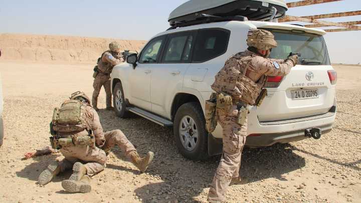 Militares españoles refuerzan en Irak sus capacidades en misiones de alto riesgo