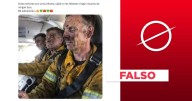 Imagen de bomberos agotados no corresponde a los incendios forestales en España de 2025