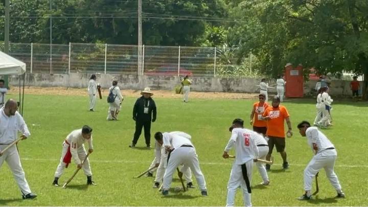 Tlaxcaltecas defienden al estado en Cuadrangular de Pelota Purépecha, en el Estado de México
