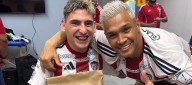 Diego, el hermano de Guillermo Paiva, se gozó el triunfo de Junior sobre Bucaramanga