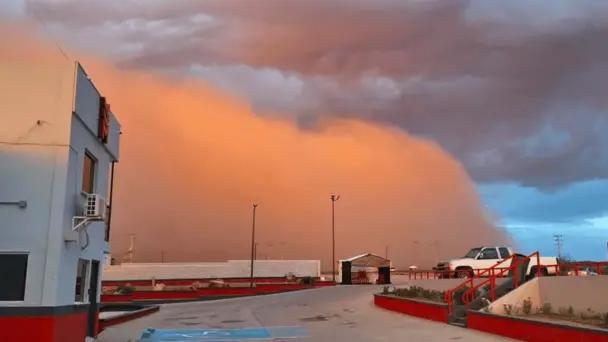 Tormenta de arena en Agua Prieta y municipios de Sonora