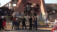 Vigilia frente al edificio MACSA tras incendio en San José