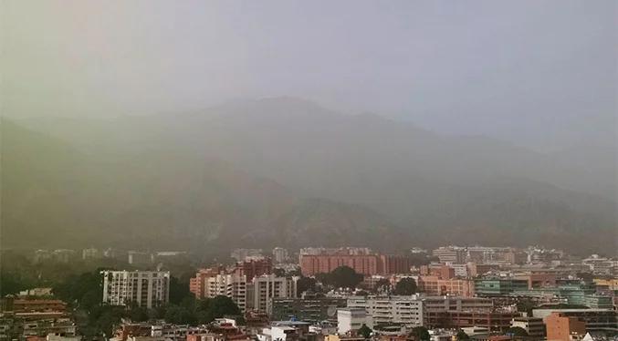 Polvo del Sahara limita la nubosidad en gran parte de Venezuela