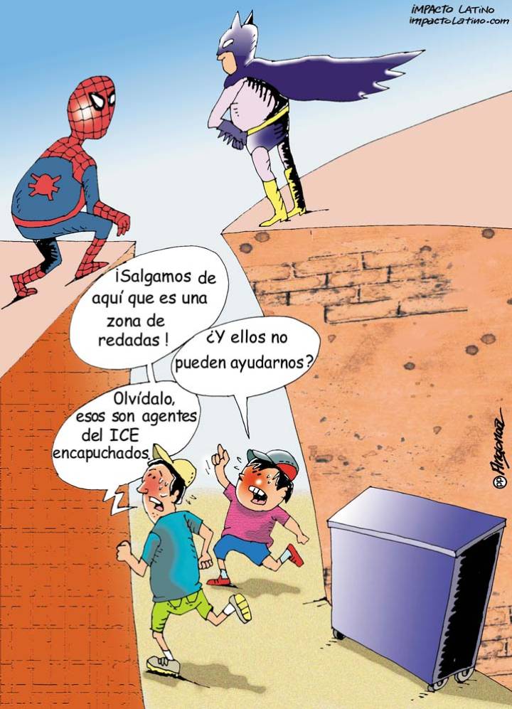 ¡Salgamos de aquí es una zona de redadas!