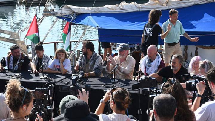 DIRECTO | Rueda de prensa de la Global Sumud Flotilla antes de la partida desde Barcelona