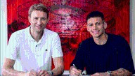 Video: mirá lo más destacado de la presentación del Diablito Echeverri como nuevo jugador del Bayer Leverkusen