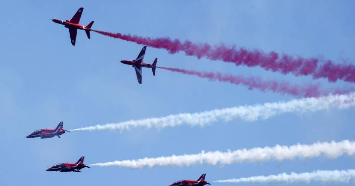 Red Arrows mapped: See exactly where planes will fly past this Bank Holiday weekend