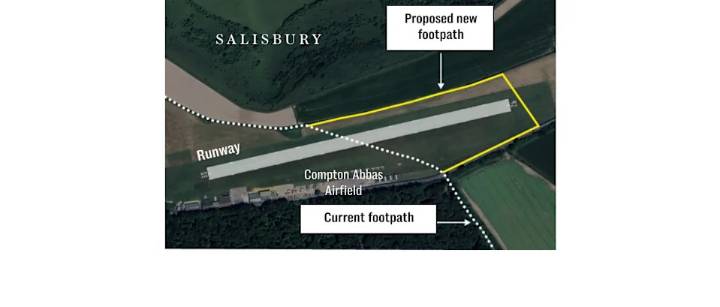 Guy Ritchie has footpath diverted around his airfield
