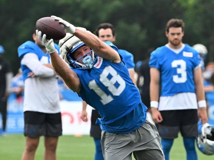 Lions rookie Isaac TeSlaa gets into practice scuffle: ‘I’m going to stand up for myself’