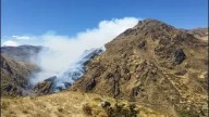 Huancavelica: reportan incendio forestal en el anexo del centro poblado Antacancha [VIDEO]