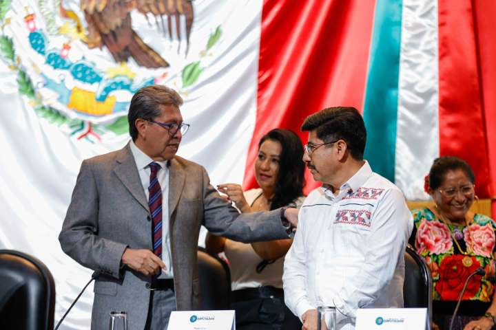 Yo les diría fue amigable: Monreal sobre trato a futuro ministro presidente Hugo Aguilar