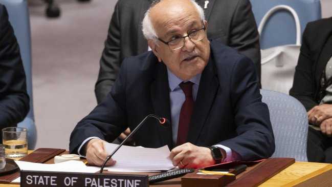 Palestina pide al Consejo de Seguridad “frenar  el genocidio” ante el nuevo plan de Israel