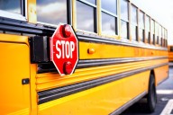School bus safety for the back