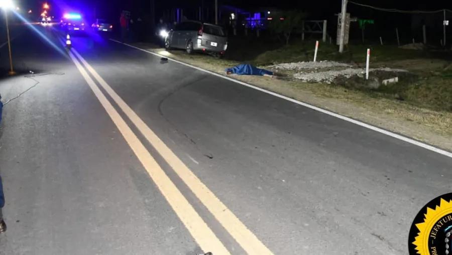 Murió un hombre al ser atropellado por un auto en el acceso a La Paz