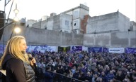 Karina Milei reapareció en público: "Vinimos para que no roben más"