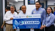 J+ dona más de 1 millón de pesos al Banco de Alimentos