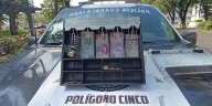 Hombre roba caja registradora de farmacia, pero es alcanzado por la Policía de Guadalajara