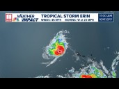 Tropical Storm Erin forms in the Atlantic