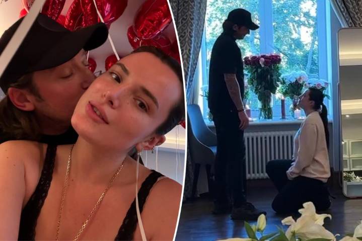 Bella Thorne sparks backlash for proposing to fiancé Mark Emms